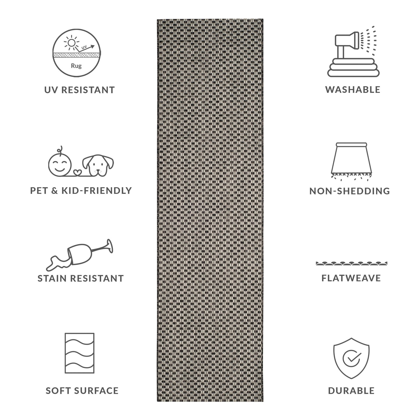 SAFAVIEH Courtyard Ragini Indoor/Outdoor Waterproof Patio Backyard Rug