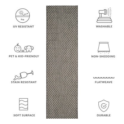 SAFAVIEH Courtyard Ragini Indoor/Outdoor Waterproof Patio Backyard Rug