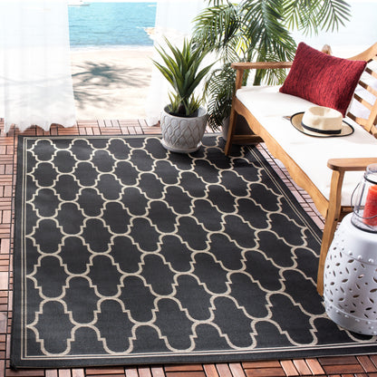 Tapis de patio imperméable en treillis SAFAVIEH Courtyard Sufia