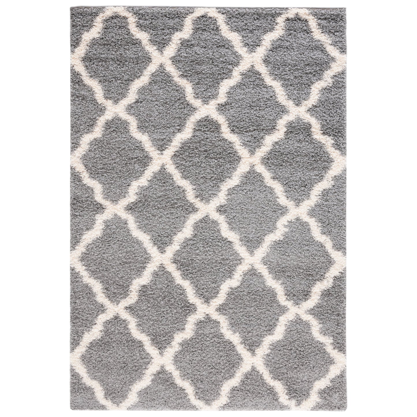 Tapis SAFAVIEH Dallas Shag Darina Trellis 1,5 pouce d'épaisseur