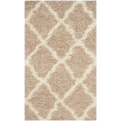 Tapis SAFAVIEH Dallas Shag Darina Trellis 1,5 pouce d'épaisseur