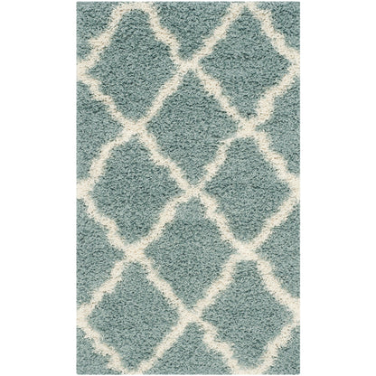 Tapis SAFAVIEH Dallas Shag Darina Trellis 1,5 pouce d'épaisseur