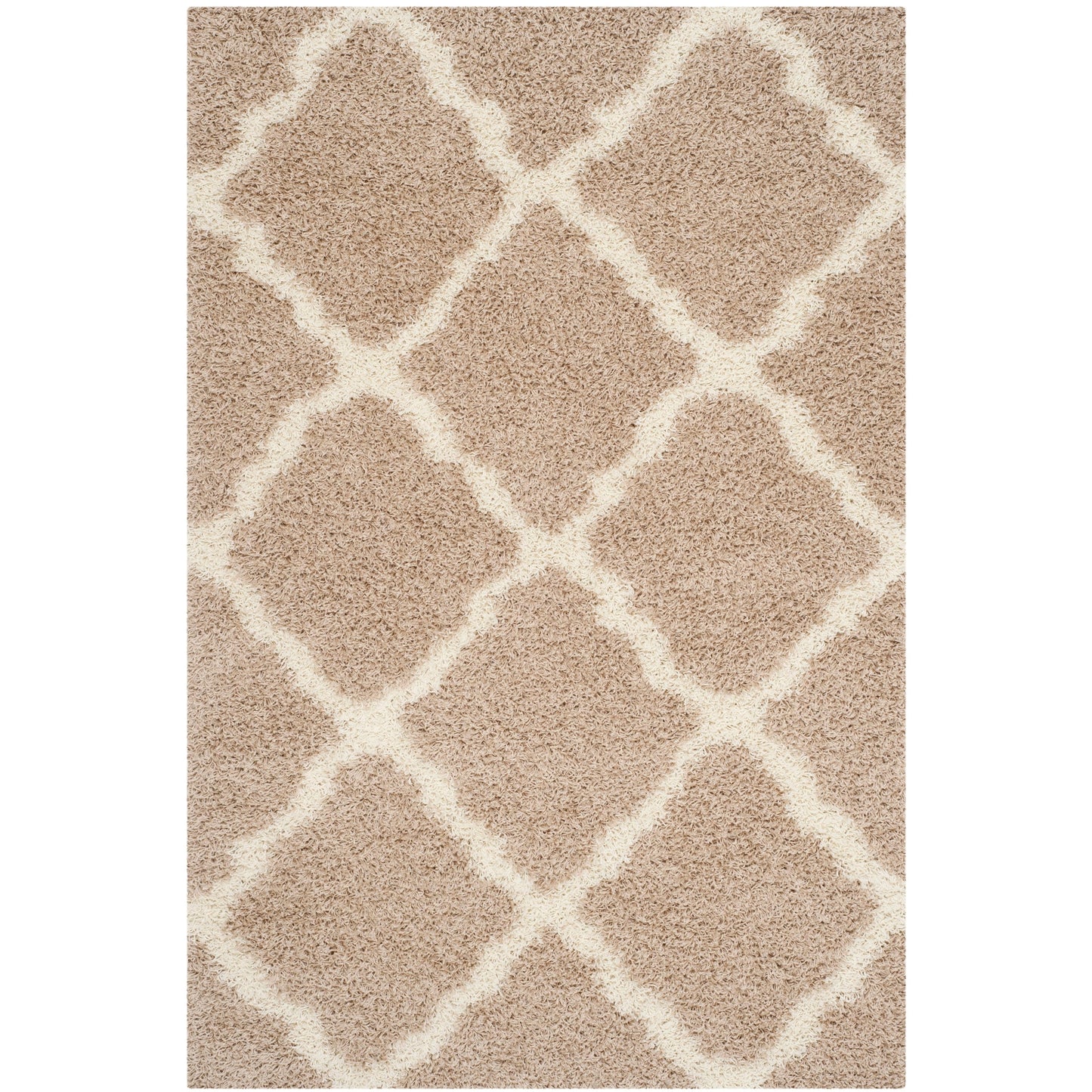 Tapis SAFAVIEH Dallas Shag Darina Trellis 1,5 pouce d'épaisseur