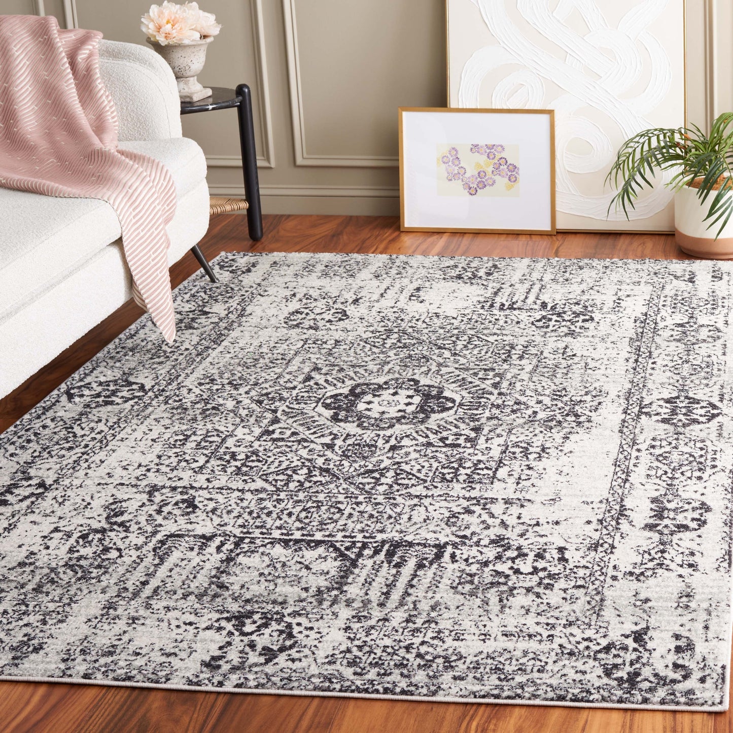 Tapis SAFAVIEH Evoke Gioia Vintage Boho Medallion vieilli