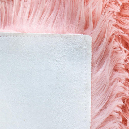 Tapis SAFAVIEH en fausse peau de mouton et soie, épaisseur 2,4 pouces