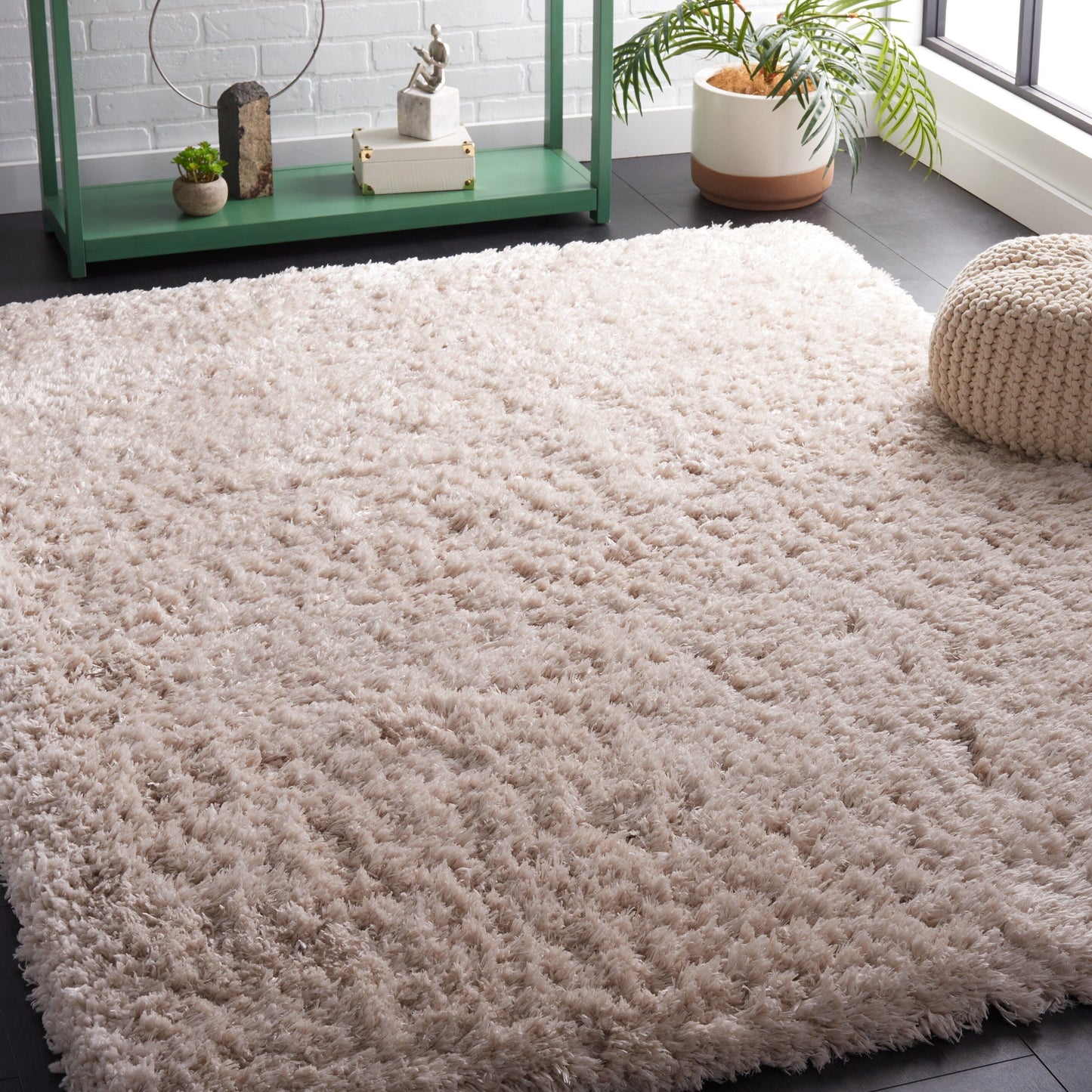 Tapis SAFAVIEH Flokati Shag Wynne de 2,75 pouces d'épaisseur