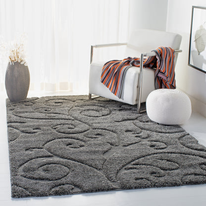Tapis texturé épais SAFAVIEH Florida Ryung Shag Scroll de 1,2 pouce