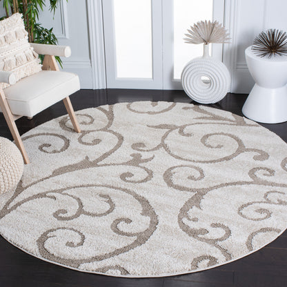 Tapis texturé épais SAFAVIEH Florida Ryung Shag Scroll de 1,2 pouce