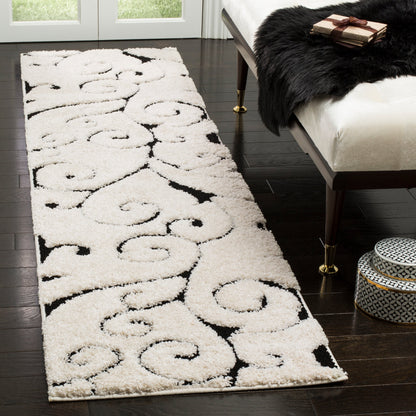 Tapis texturé épais SAFAVIEH Florida Ryung Shag Scroll de 1,2 pouce