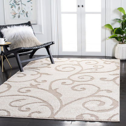 Tapis texturé épais SAFAVIEH Florida Ryung Shag Scroll de 1,2 pouce