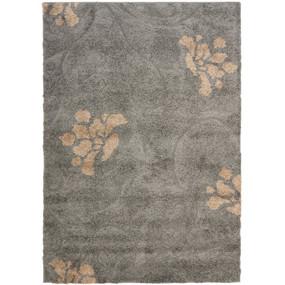 Tapis SAFAVIEH Florida Shag Ariette à volutes florales de 1,2 pouce d'épaisseur