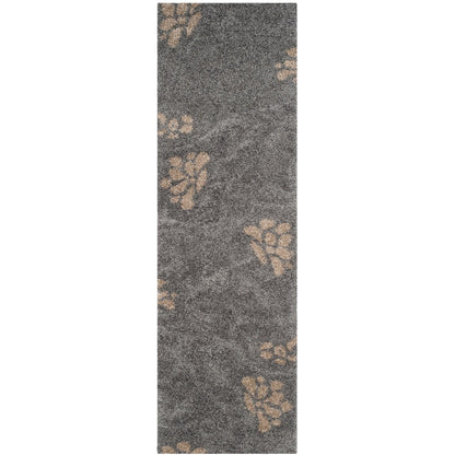 Tapis SAFAVIEH Florida Shag Ariette à volutes florales de 1,2 pouce d'épaisseur