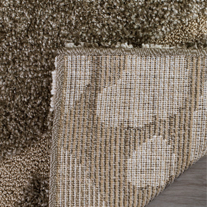 Tapis SAFAVIEH Florida Shag Ariette à volutes florales de 1,2 pouce d'épaisseur