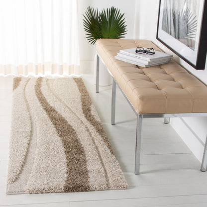 Tapis SAFAVIEH Florida Shag Ariola Stripe de 1,2 pouce d'épaisseur