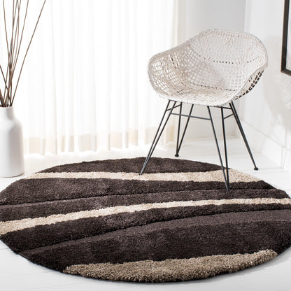 Tapis SAFAVIEH Florida Shag Ariola Stripe de 1,2 pouce d'épaisseur