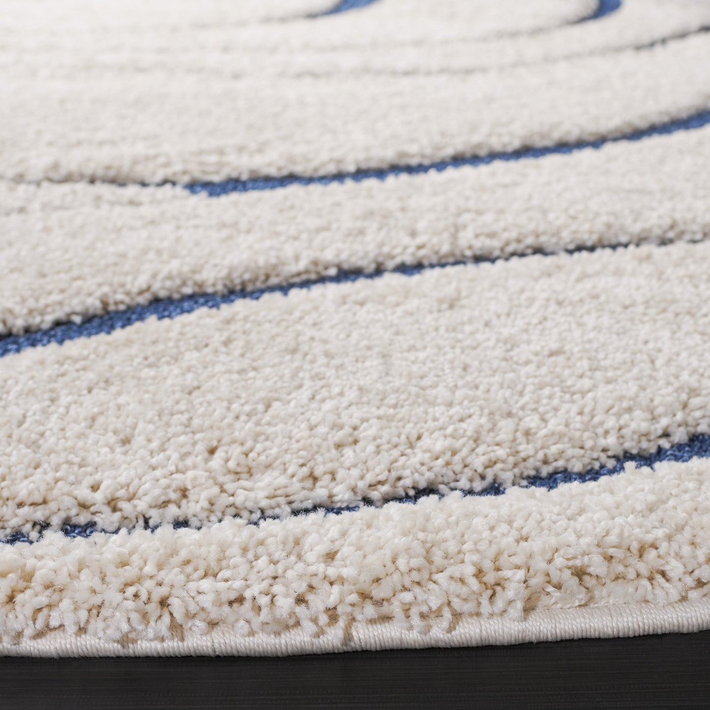 Tapis SAFAVIEH Florida Shag Staka à motifs de vagues abstraites de 3 cm