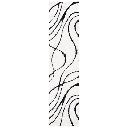 Tapis SAFAVIEH Florida Shag Staka à motifs de vagues abstraites de 3 cm