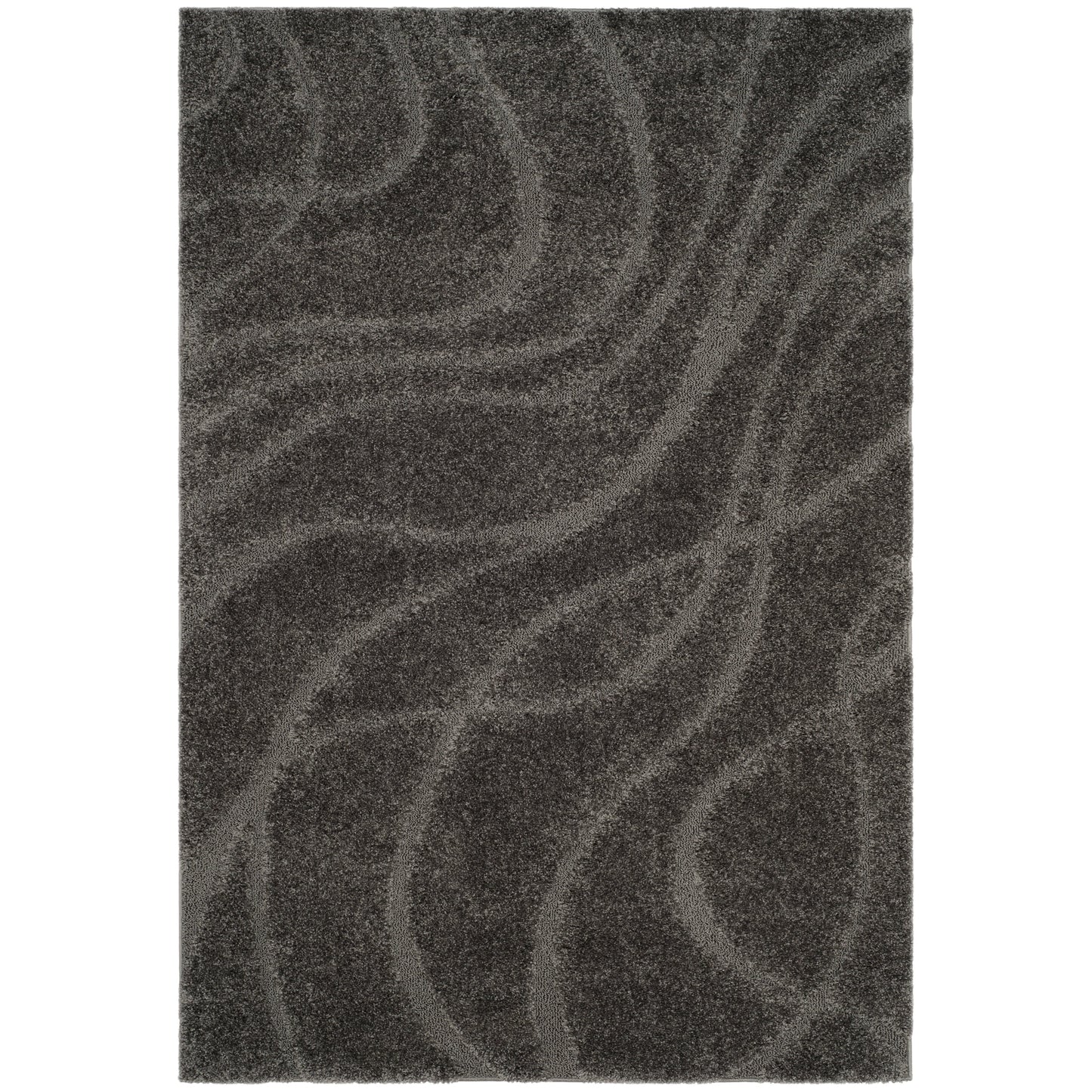 Tapis SAFAVIEH Florida Shag Staka à motifs de vagues abstraites de 3 cm