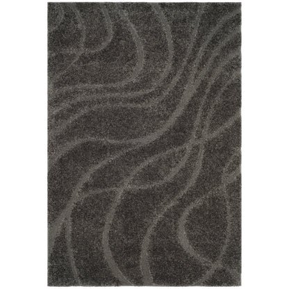 Tapis SAFAVIEH Florida Shag Staka à motifs de vagues abstraites de 3 cm