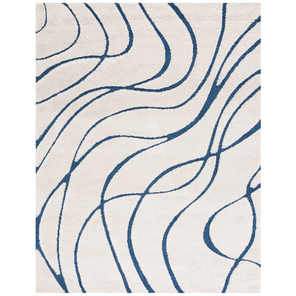 Tapis SAFAVIEH Florida Shag Staka à motifs de vagues abstraites de 3 cm