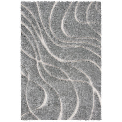Tapis SAFAVIEH Florida Shag Staka à motifs de vagues abstraites de 3 cm