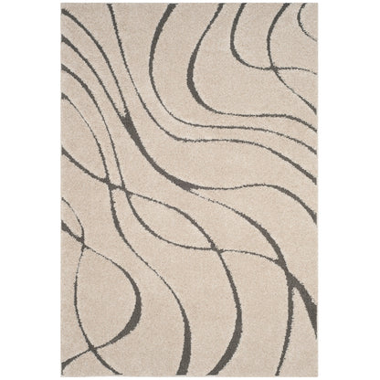 Tapis SAFAVIEH Florida Shag Staka à motifs de vagues abstraites de 3 cm
