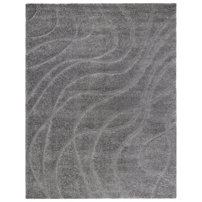 Tapis SAFAVIEH Florida Shag Staka à motifs de vagues abstraites de 3 cm