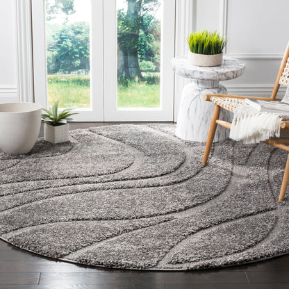 Tapis SAFAVIEH Florida Shag Staka à motifs de vagues abstraites de 3 cm