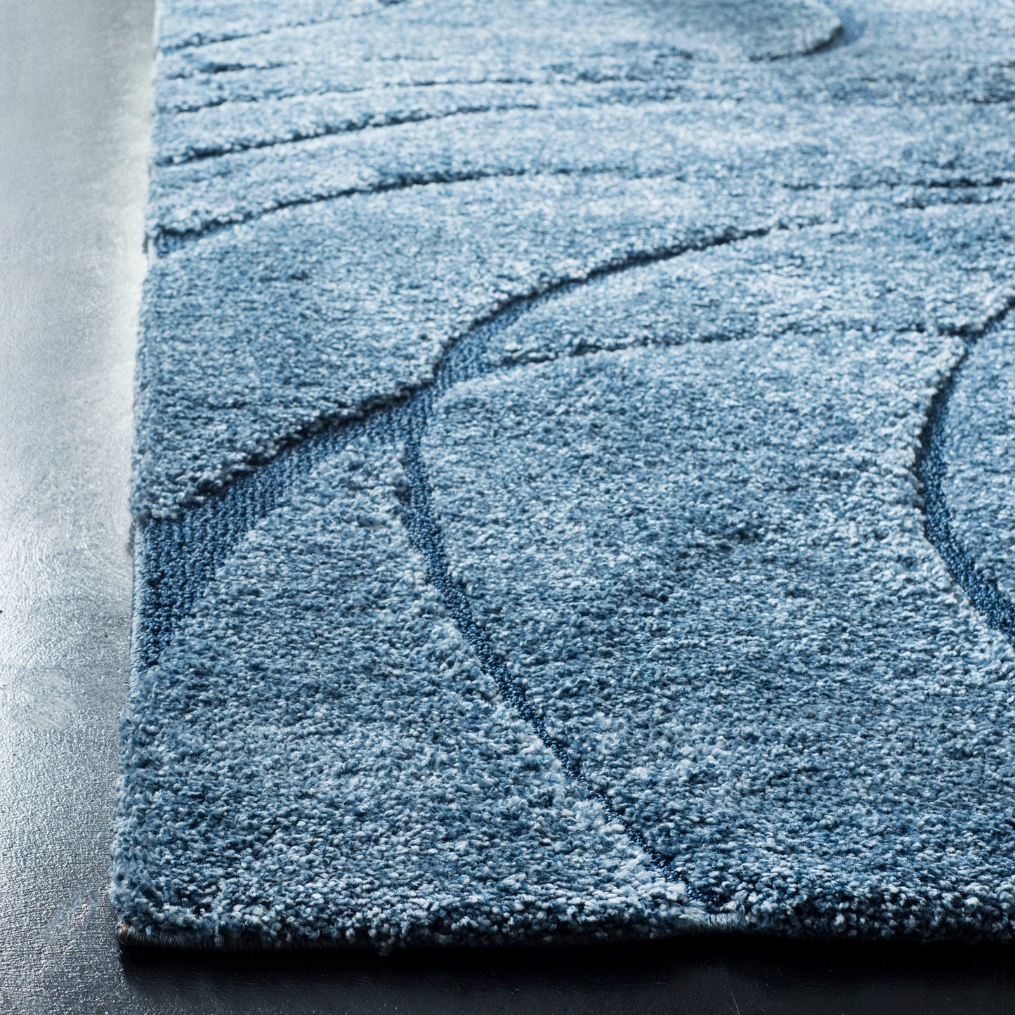 Tapis SAFAVIEH Florida Shag Staka à motifs de vagues abstraites de 3 cm