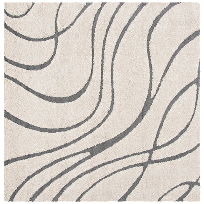 Tapis SAFAVIEH Florida Shag Staka à motifs de vagues abstraites de 3 cm