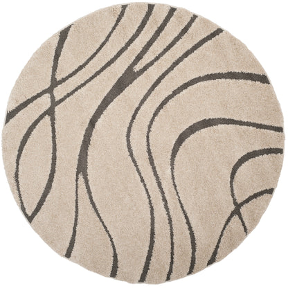 Tapis SAFAVIEH Florida Shag Staka à motifs de vagues abstraites de 3 cm