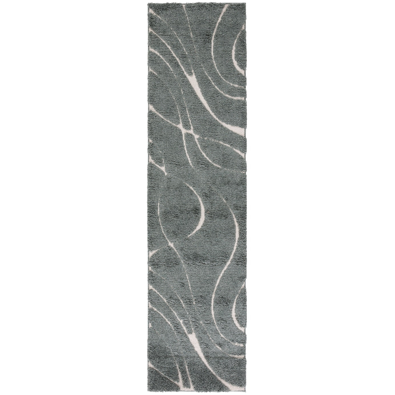 Tapis SAFAVIEH Florida Shag Staka à motifs de vagues abstraites de 3 cm