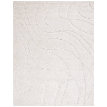 Tapis SAFAVIEH Florida Shag Staka à motifs de vagues abstraites de 3 cm