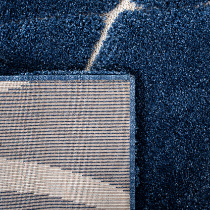 Tapis SAFAVIEH Florida Shag Staka à motifs de vagues abstraites de 3 cm