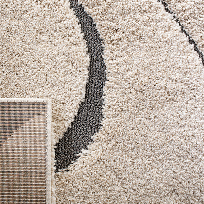 Tapis SAFAVIEH Florida Shag Staka à motifs de vagues abstraites de 3 cm