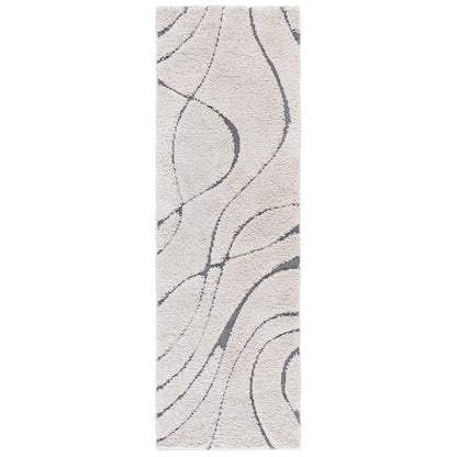 Tapis SAFAVIEH Florida Shag Staka à motifs de vagues abstraites de 3 cm