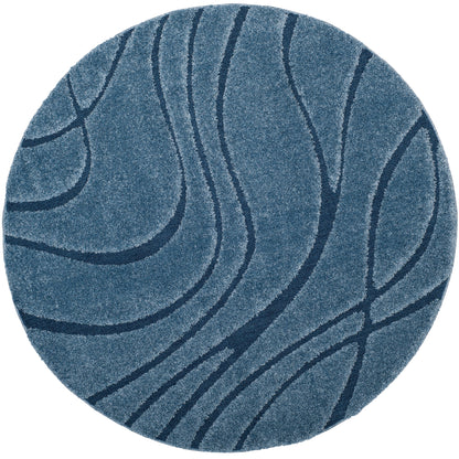 Tapis SAFAVIEH Florida Shag Staka à motifs de vagues abstraites de 3 cm