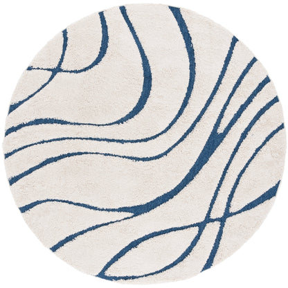 Tapis SAFAVIEH Florida Shag Staka à motifs de vagues abstraites de 3 cm