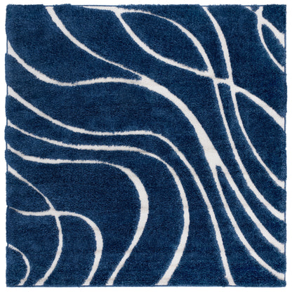 Tapis SAFAVIEH Florida Shag Staka à motifs de vagues abstraites de 3 cm