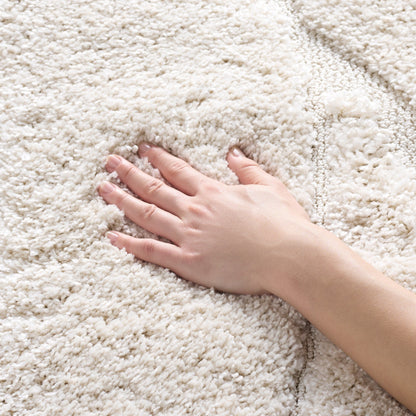 Tapis SAFAVIEH Florida Shag Staka à motifs de vagues abstraites de 3 cm