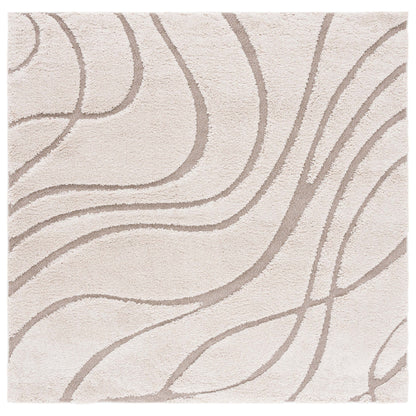 Tapis SAFAVIEH Florida Shag Staka à motifs de vagues abstraites de 3 cm