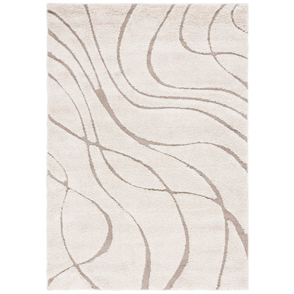 Tapis SAFAVIEH Florida Shag Staka à motifs de vagues abstraites de 3 cm