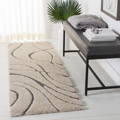 Tapis SAFAVIEH Florida Shag Staka à motifs de vagues abstraites de 3 cm