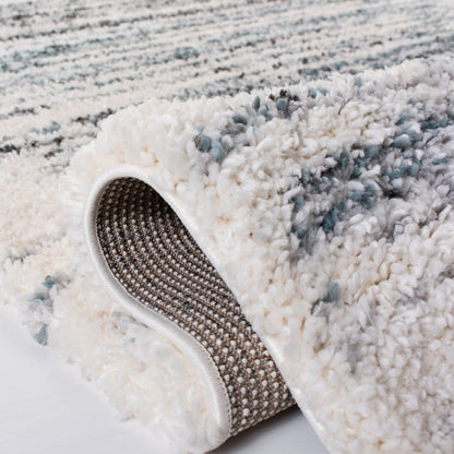 Tapis SAFAVIEH Fontana Shag Fatema moderne abstrait de 2 pouces d'épaisseur