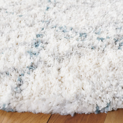 Tapis moderne SAFAVIEH Fontana Shag Marye à treillis de 2 pouces d'épaisseur