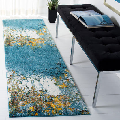 SAFAVIEH Tapis abstrait moderne Glacier Bertille