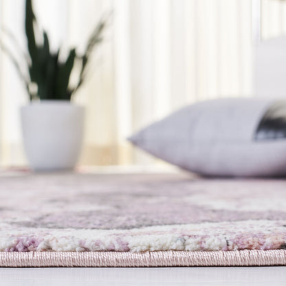 Tapis abstrait moderne aquarelle miel glacier SAFAVIEH