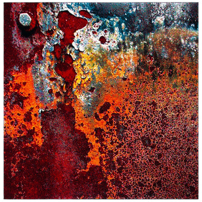 Tapis abstrait moderne aquarelle miel glacier SAFAVIEH