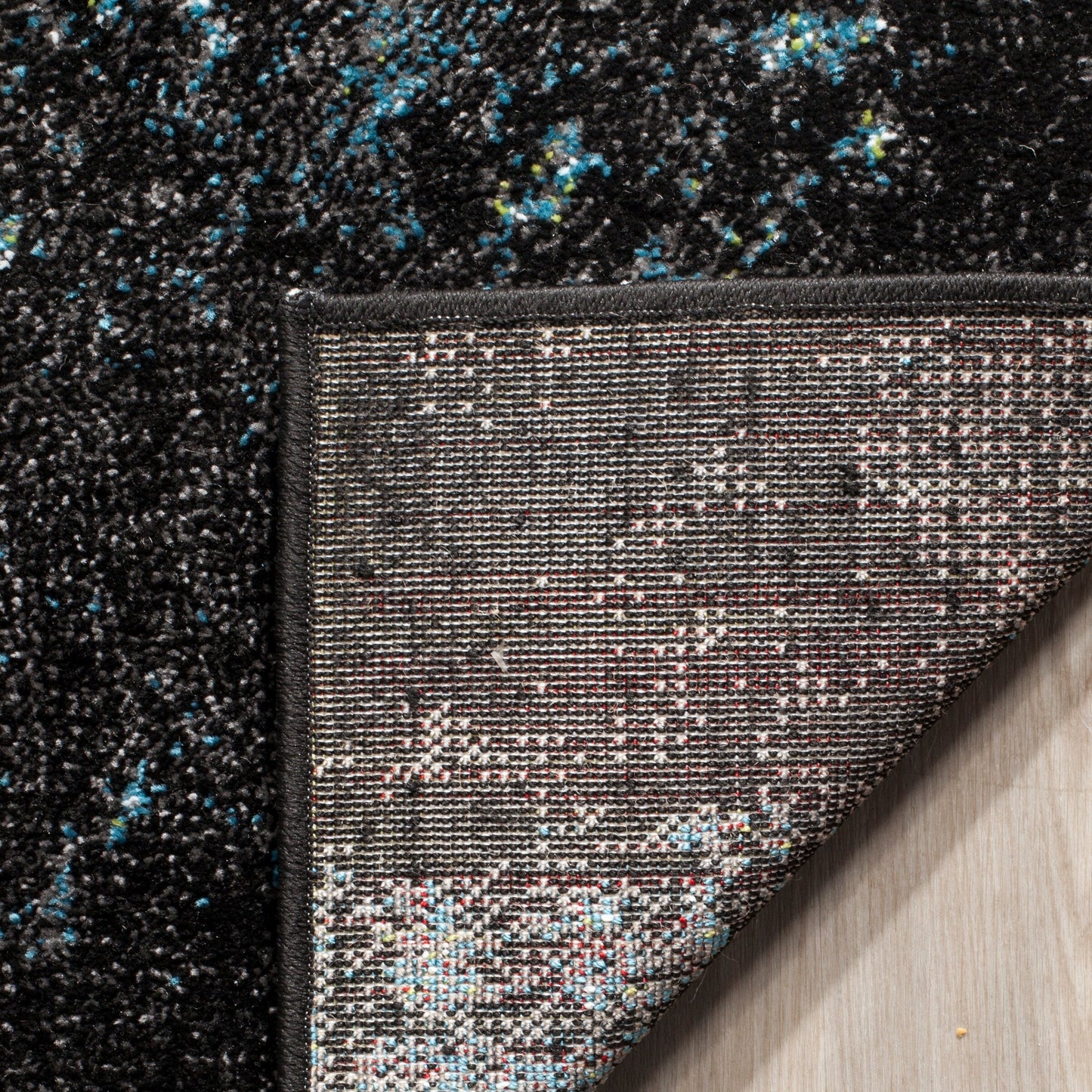 Tapis abstrait moderne aquarelle miel glacier SAFAVIEH