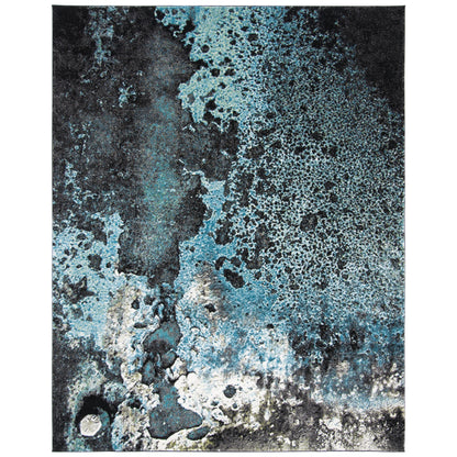 Tapis abstrait moderne aquarelle miel glacier SAFAVIEH